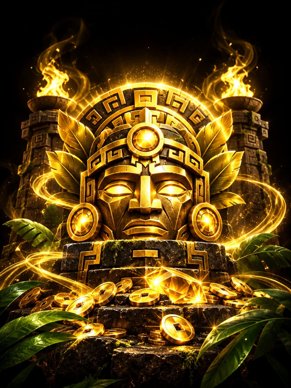 ภาพเกม Treasures Of Aztec ที่ออกแบบใหม่สำหรับ luncharoen - ลุ้นเจริญ