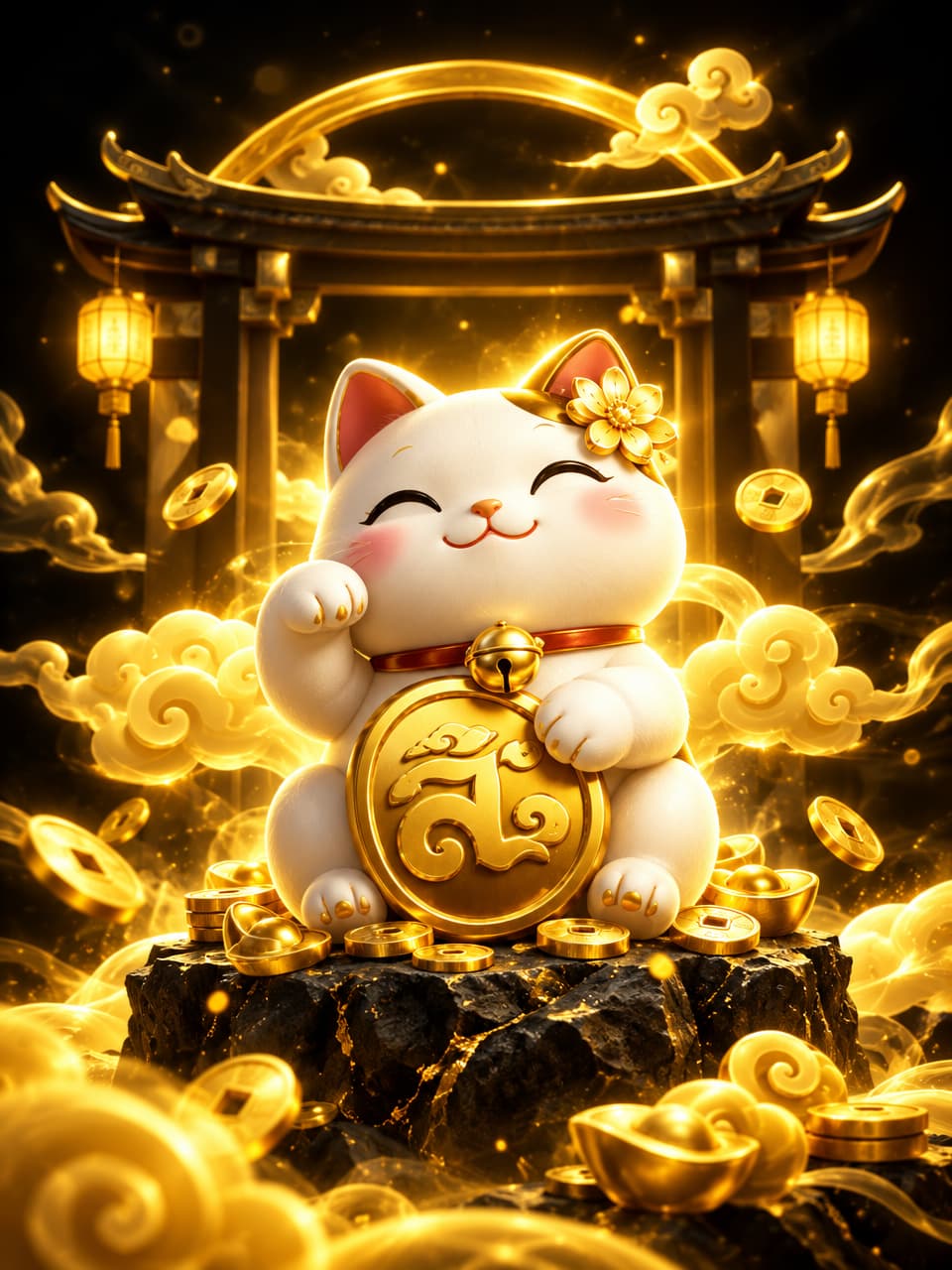 ภาพเกม Lucky Meow Meow 2 ที่ออกแบบใหม่สำหรับ luncharoen - ลุ้นเจริญ